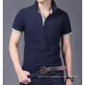 Fitted Fashion Plain Cotton Custom Wholesale Men Polo T Shirt